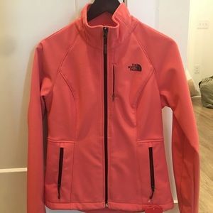 Coral northface jacket NWT